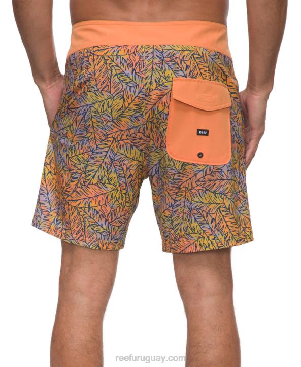 lila pastel R2BV694 shorts de playa worley 17" Reef hombres