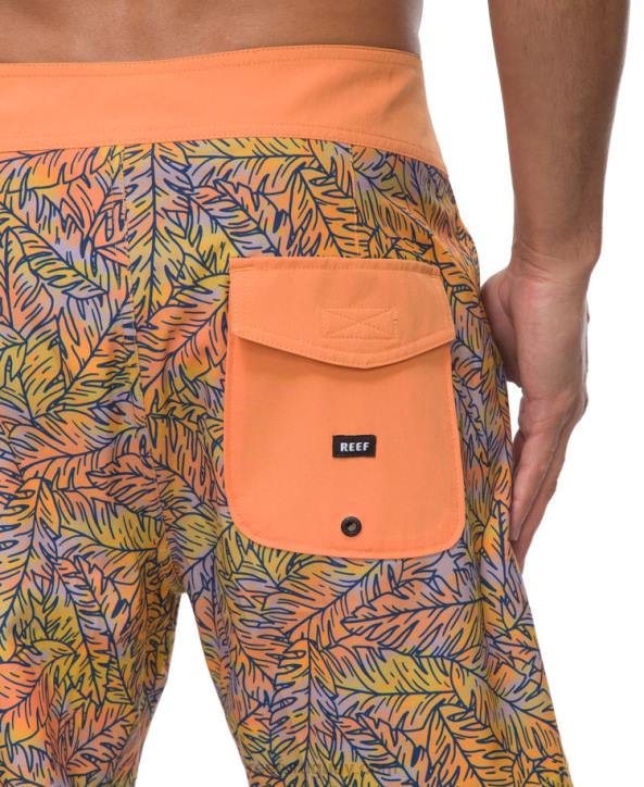 lila pastel R2BV694 shorts de playa worley 17" Reef hombres