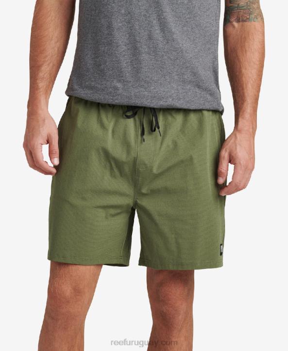 olivino R2BV714 shorts de paseo con cintura elástica de 17" Reef hombres