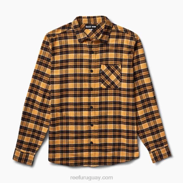 acantilado de roble R2BV667 camisa de franela de manga larga kosma Reef hombres