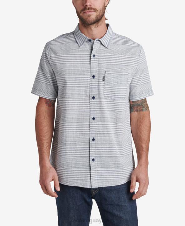 azul índigo R2BV638 manny camisa de manga corta Reef hombres