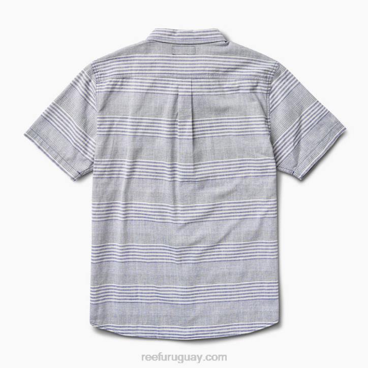 azul índigo R2BV638 manny camisa de manga corta Reef hombres
