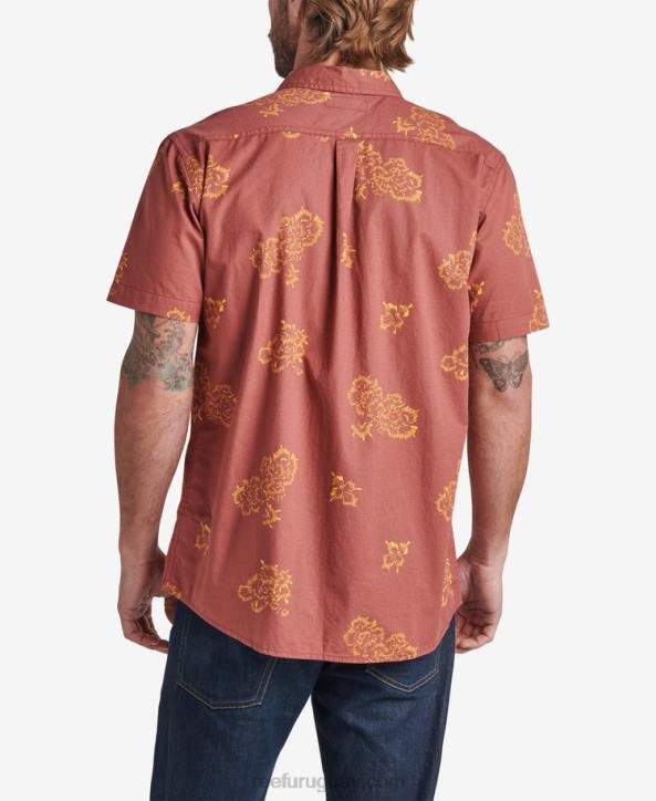 caoba R2BV642 forja camisa de manga corta Reef hombres