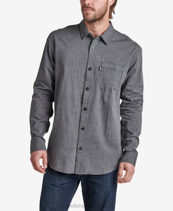 caviar R2BV651 camisa de manga larga de estuardo Reef hombres