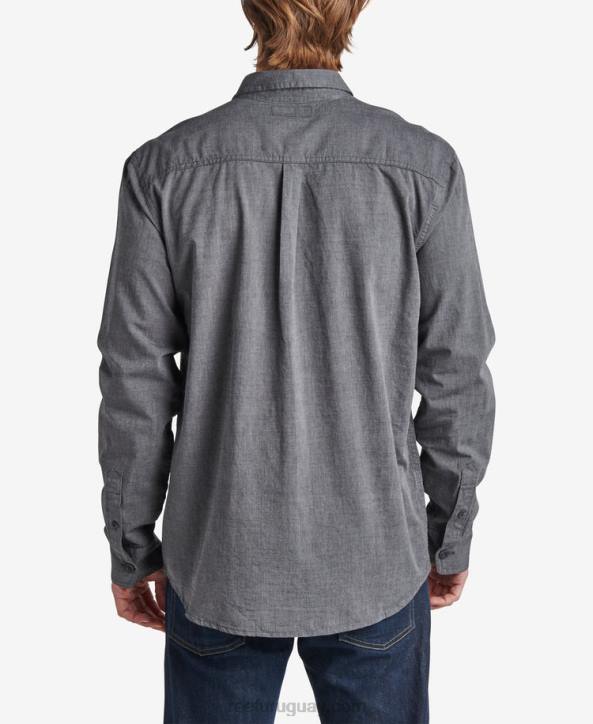 caviar R2BV651 camisa de manga larga de estuardo Reef hombres