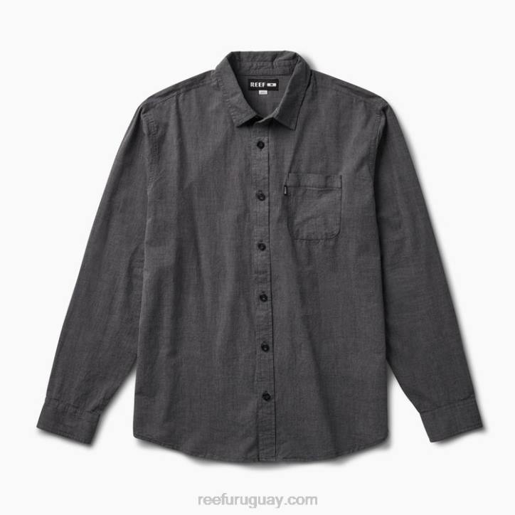 caviar R2BV651 camisa de manga larga de estuardo Reef hombres