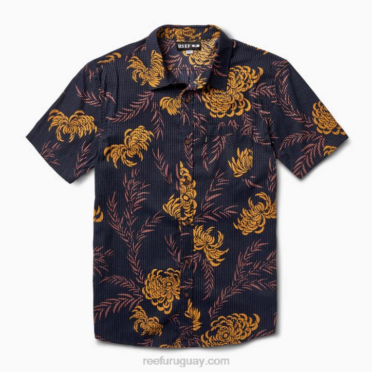 cielo nocturno R2BV635 camisa de manga corta col Reef hombres