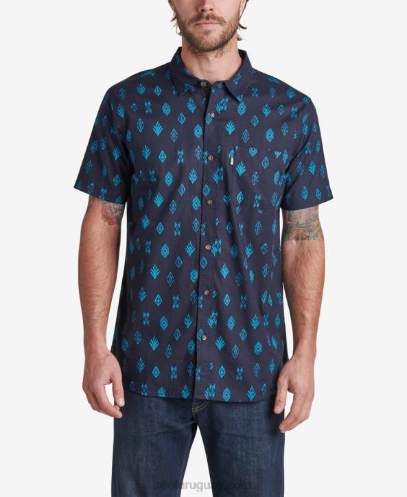 cielo nocturno R2BV649 camisa de manga corta travis Reef hombres