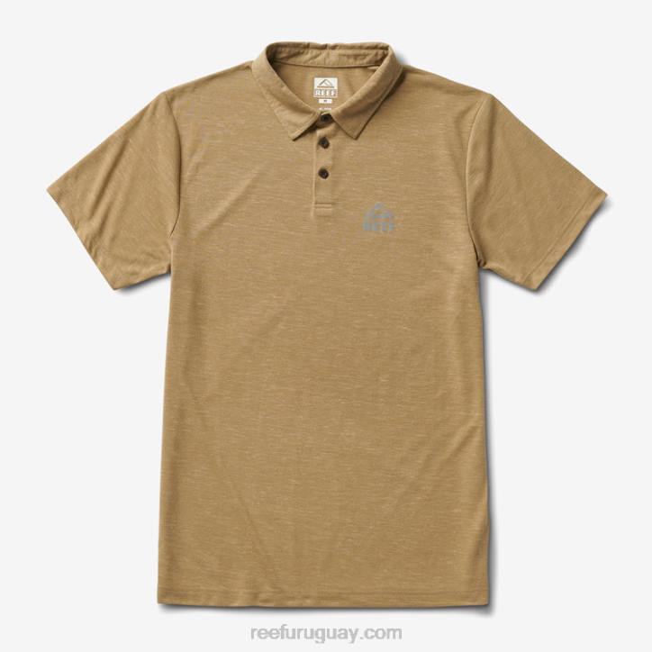 cilantro R2BV658 polo de manga corta con tecnología de pistón Reef hombres