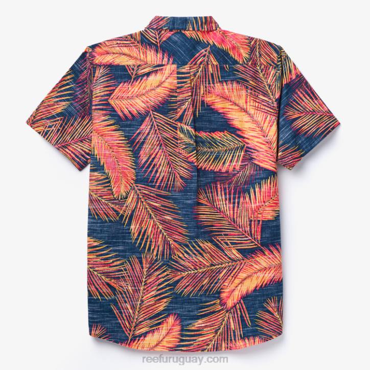 hibisco R2BV634 camisa de manga corta daintree Reef hombres