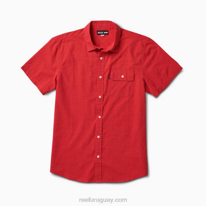 hibisco R2BV646 camisa de manga corta winfred Reef hombres