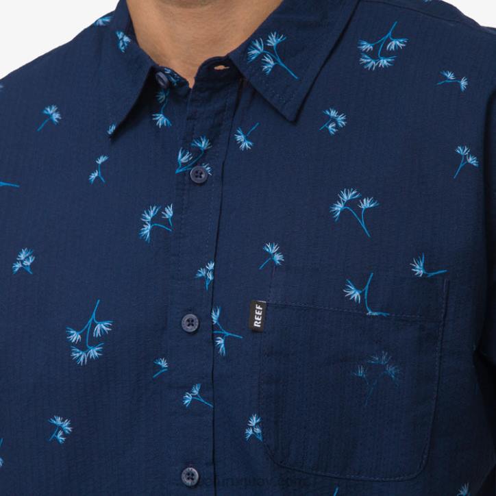 insignia azul R2BV644 camiseta corbin manga corta Reef hombres