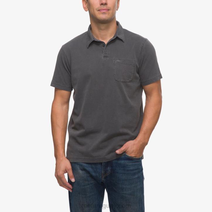 negro pirata R2BV641 polo de manga corta walker Reef hombres