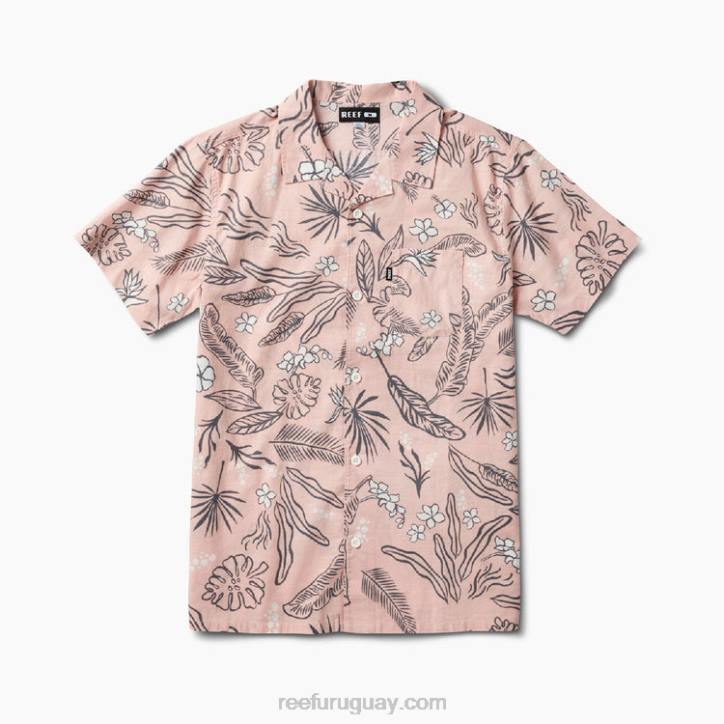 rosa sepia R2BV639 camisa de manga corta rockdale Reef hombres
