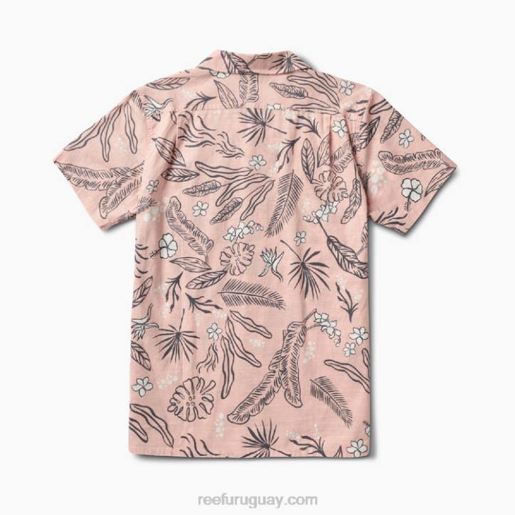 rosa sepia R2BV639 camisa de manga corta rockdale Reef hombres