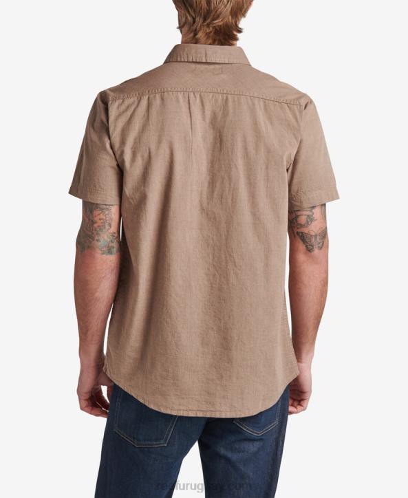tambor de lluvia R2BV659 camisa de manga corta winfred Reef hombres