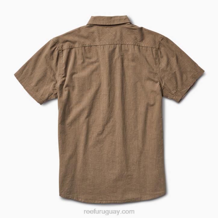 tambor de lluvia R2BV659 camisa de manga corta winfred Reef hombres