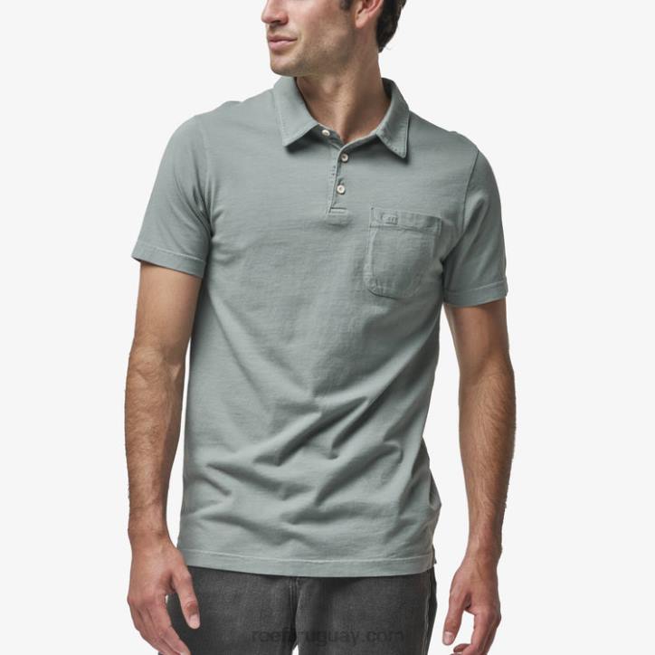 verde chino R2BV637 polo de manga corta walker Reef hombres