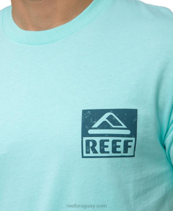 azul aruba R2BV578 camiseta de manga corta Reef hombres