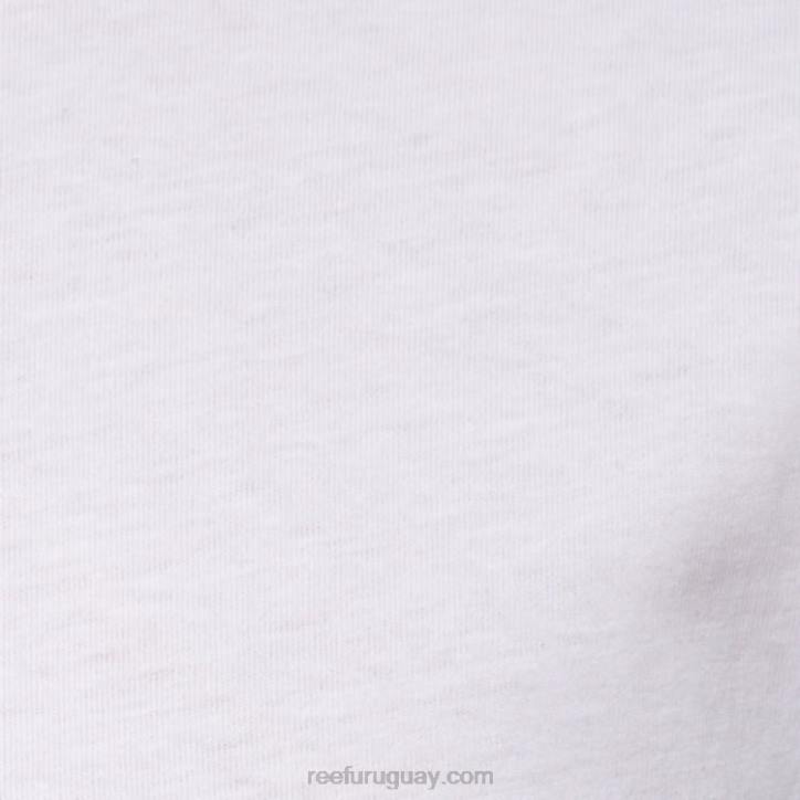 blanco brillante R2BV559 camiseta de manga corta de niña de la isla Reef hombres