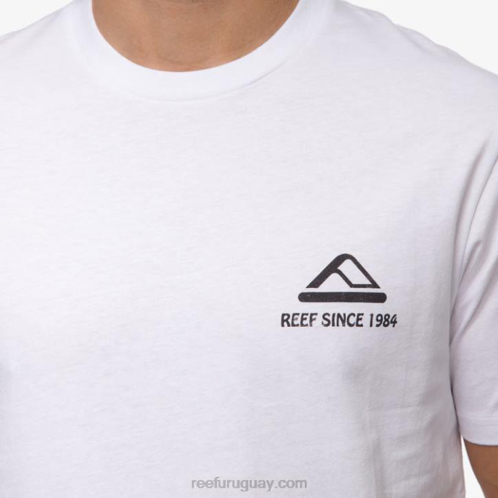 blanco brillante R2BV570 playera de manga corta cardwick Reef hombres