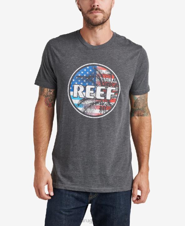 brezo de carbón R2BV633 camiseta de manga corta wilson Reef hombres
