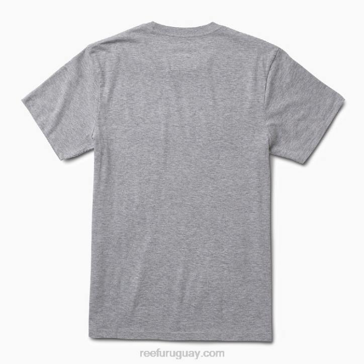 brezo gris R2BV619 camiseta de manga corta del conductor Reef hombres