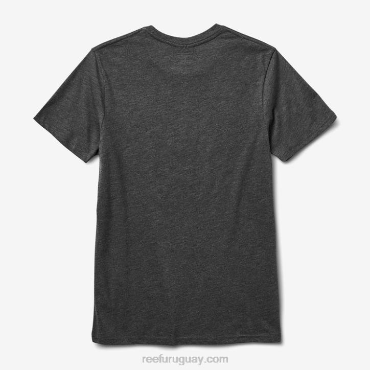 carbón vegetal R2BV601 camiseta de manga corta clark flameada Reef hombres