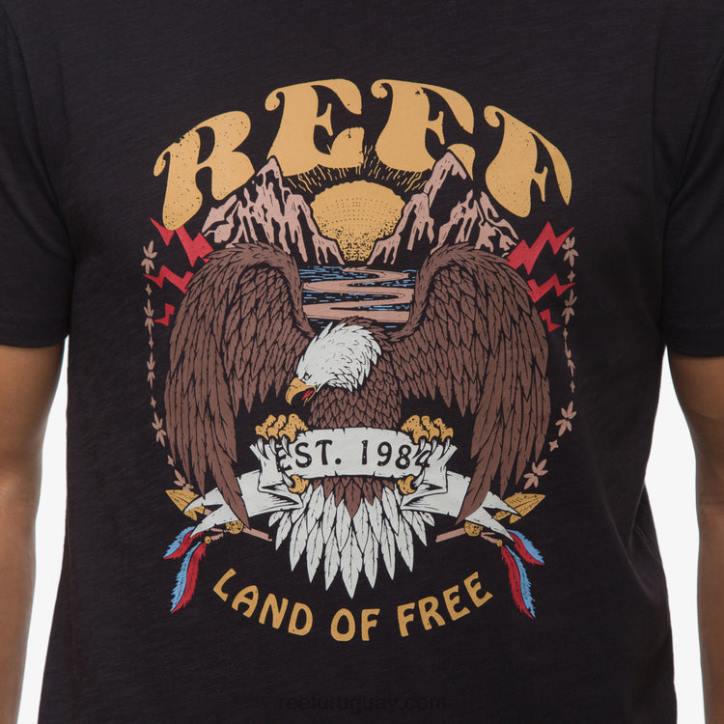 caviar R2BV566 camiseta de manga corta libertad Reef hombres