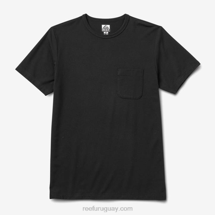 caviar R2BV569 camiseta smith de punto con bolsillo y manga corta Reef hombres