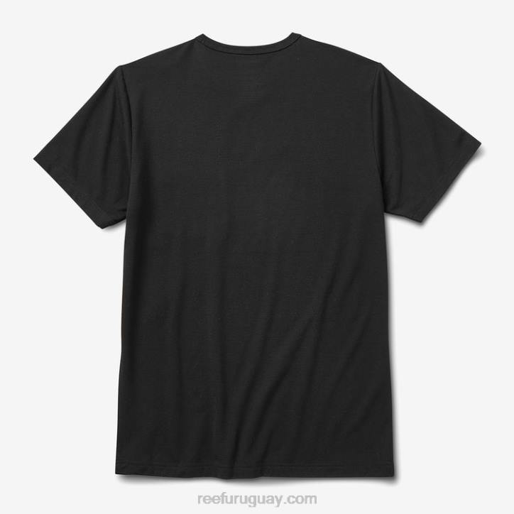 caviar R2BV569 camiseta smith de punto con bolsillo y manga corta Reef hombres