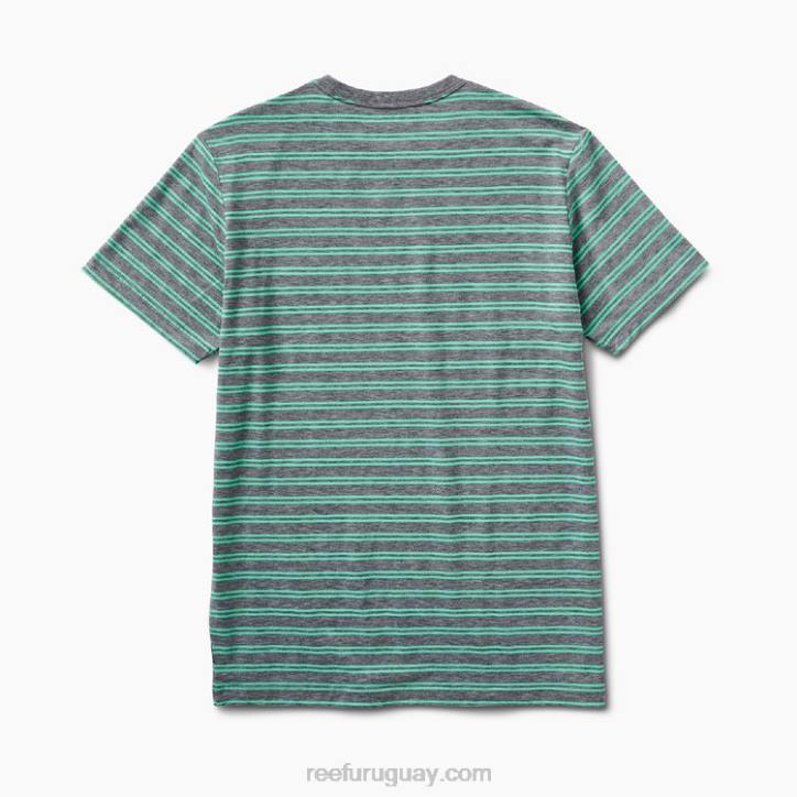 caviar R2BV604 camiseta de punto de manga corta sutter Reef hombres