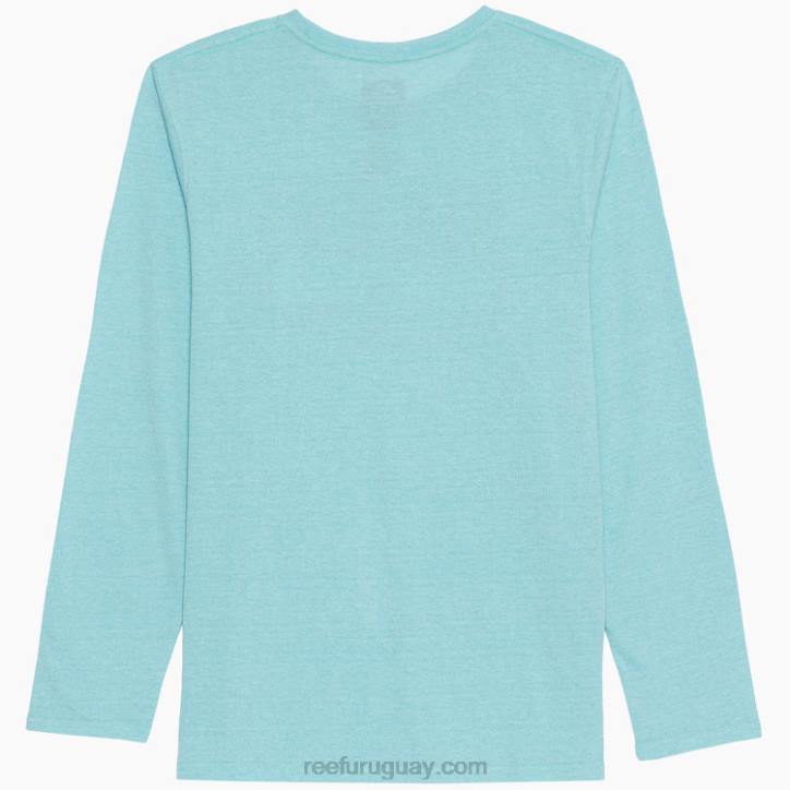 cielo azul R2BV597 Camiseta de manga larga Savor Recyclo Reef hombres