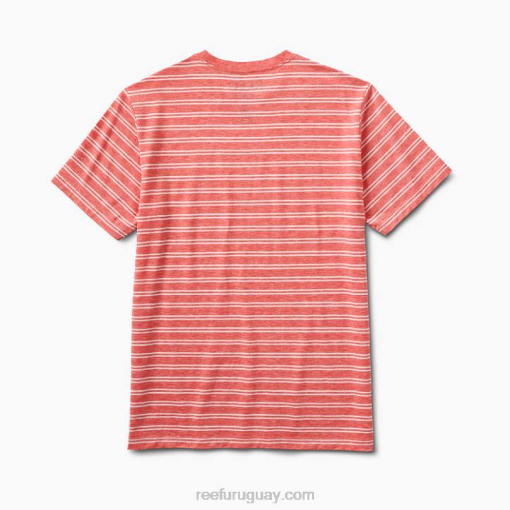 hibisco R2BV585 camiseta de punto de manga corta sutter Reef hombres