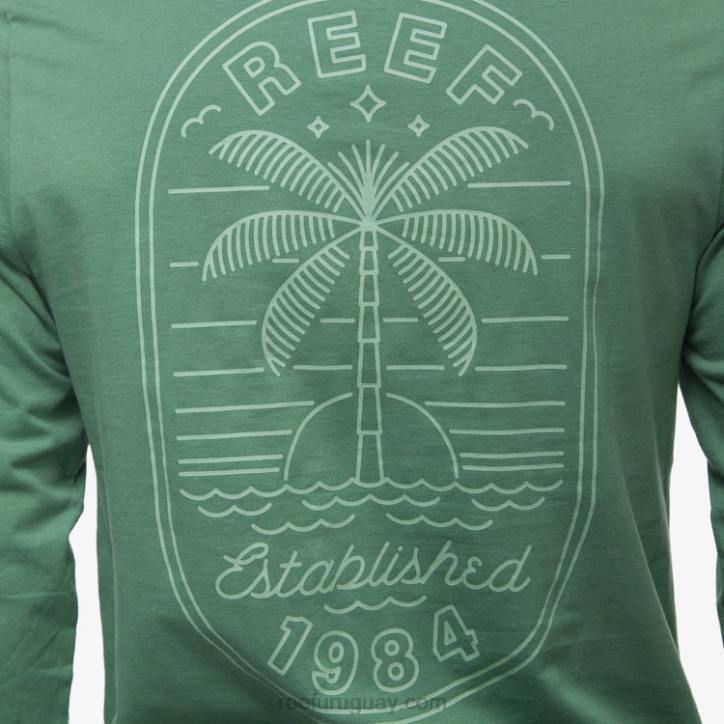 hiedra oscura R2BV584 camiseta de manga larga paraíso Reef hombres