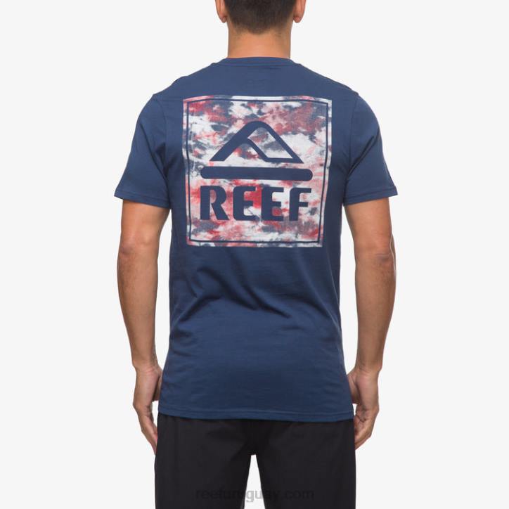 insignia azul R2BV568 camiseta de manga corta libertad Reef hombres