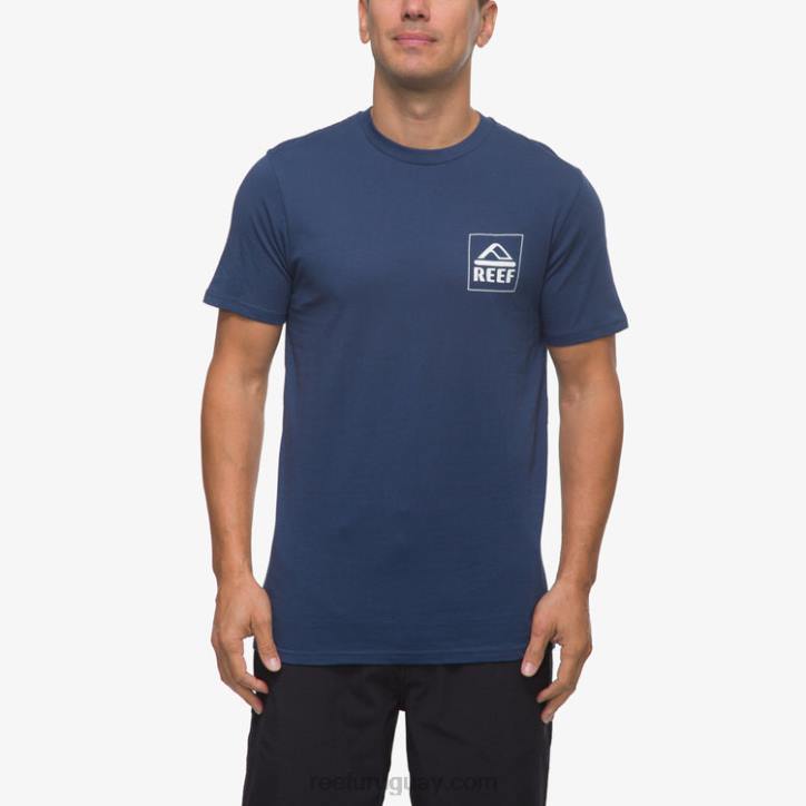 insignia azul R2BV568 camiseta de manga corta libertad Reef hombres