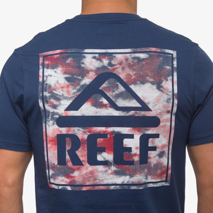insignia azul R2BV568 camiseta de manga corta libertad Reef hombres