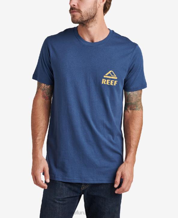 insignia azul R2BV631 playera de manga corta de depredador Reef hombres