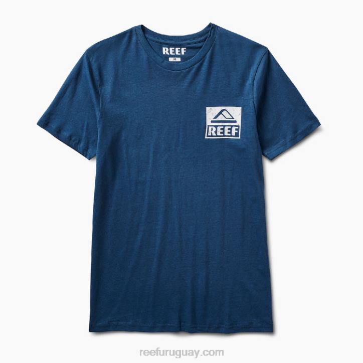 insignias azules R2BV554 camiseta de manga corta Reef hombres