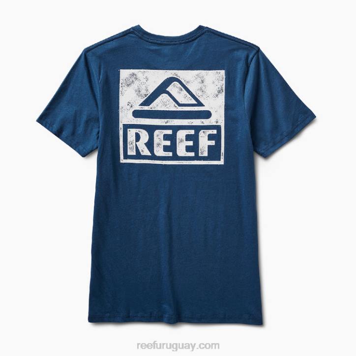 insignias azules R2BV554 camiseta de manga corta Reef hombres
