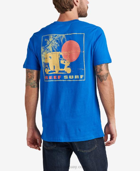 lapislázuli R2BV614 buk buk camiseta de manga corta Reef hombres