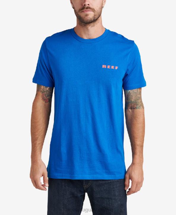 lapislázuli R2BV614 buk buk camiseta de manga corta Reef hombres