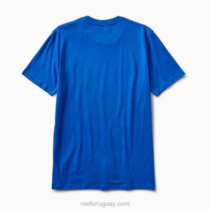lapislázuli R2BV620 camiseta de manga corta Reef hombres