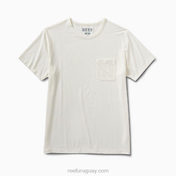 malvavisco R2BV610 camiseta smith de punto con bolsillo y manga corta Reef hombres