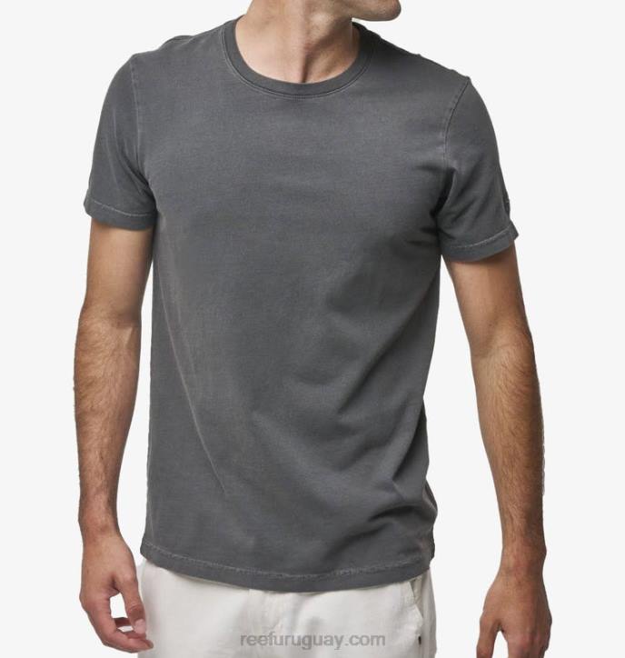 negro pirata R2BV563 camiseta de manga corta marte Reef hombres