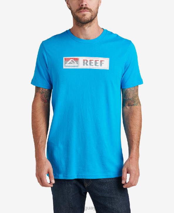 océano hawaiano R2BV599 camiseta de manga corta lucis Reef hombres