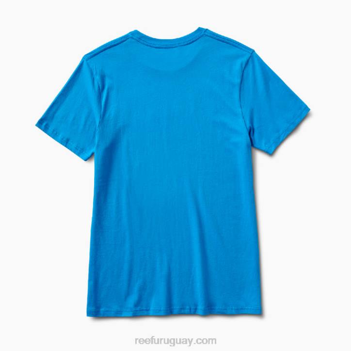océano hawaiano R2BV599 camiseta de manga corta lucis Reef hombres