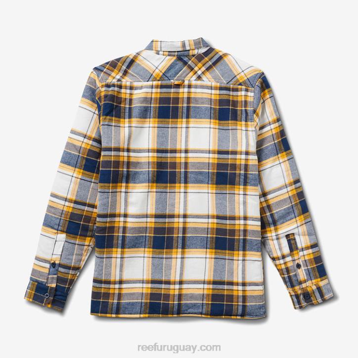 azul índigo R2BV730 chamarra de manga larga hickman Reef hombres