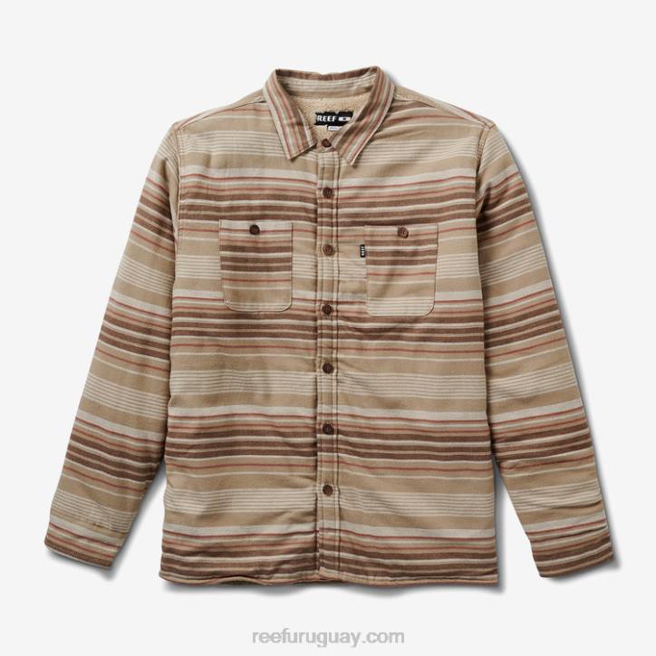 leche de almendras R2BV590 chamarra sherpa manga larga toro Reef hombres